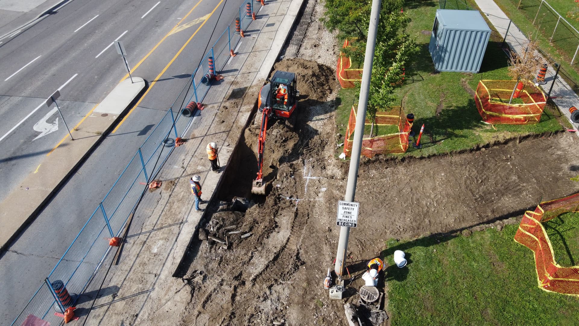 Aqua-Connections water main installation project